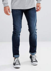 idée de tenue homme jean bleu foncé