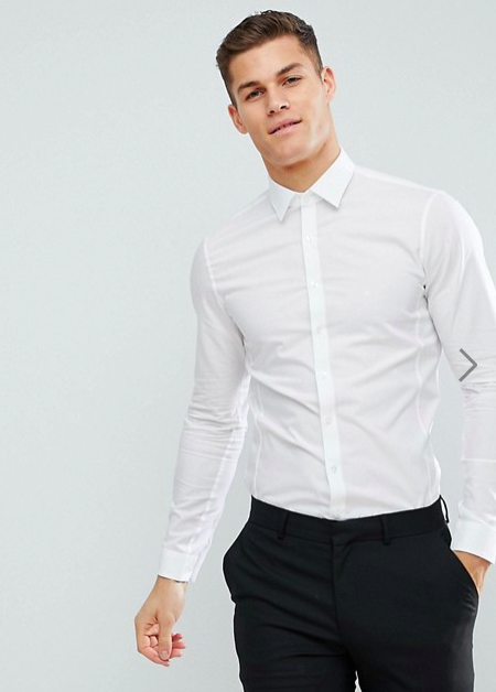 chemise blanche pour homme Calvin Klein