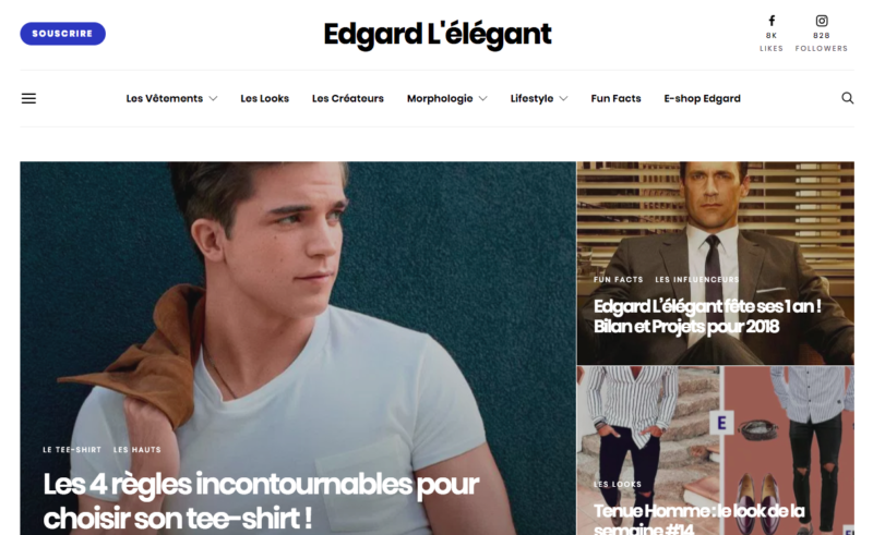 blog de mode homme à suivre Edgard L'élégant