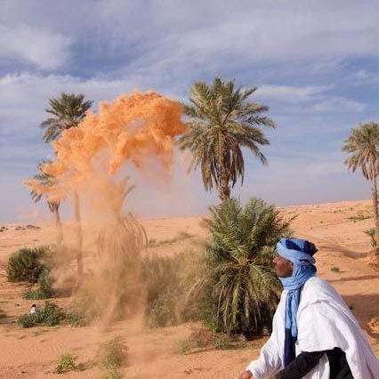 sable du désert algérien