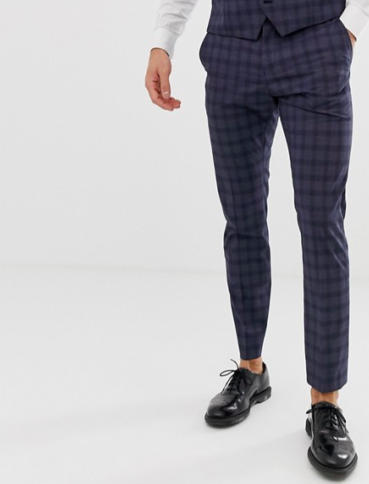 Pantalon bleu Selected Homme pour une idée de look élégant