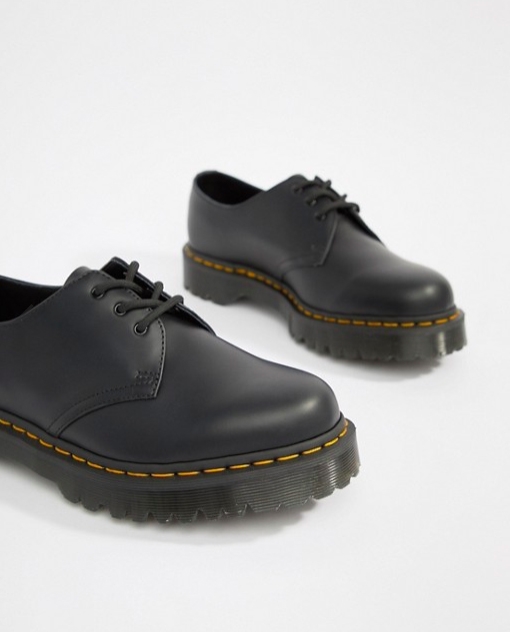chaussures Dr martens noires homme compensées 
