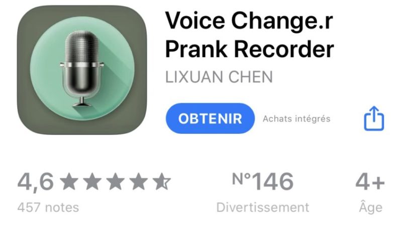 applications les plus bizarres voice change.r