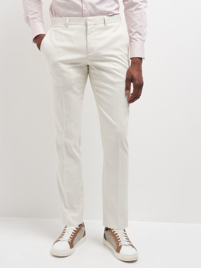 Pantalon blanc de costume Devred
