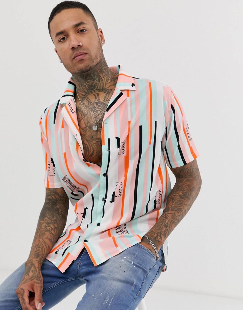 Chemise imprimé 70
