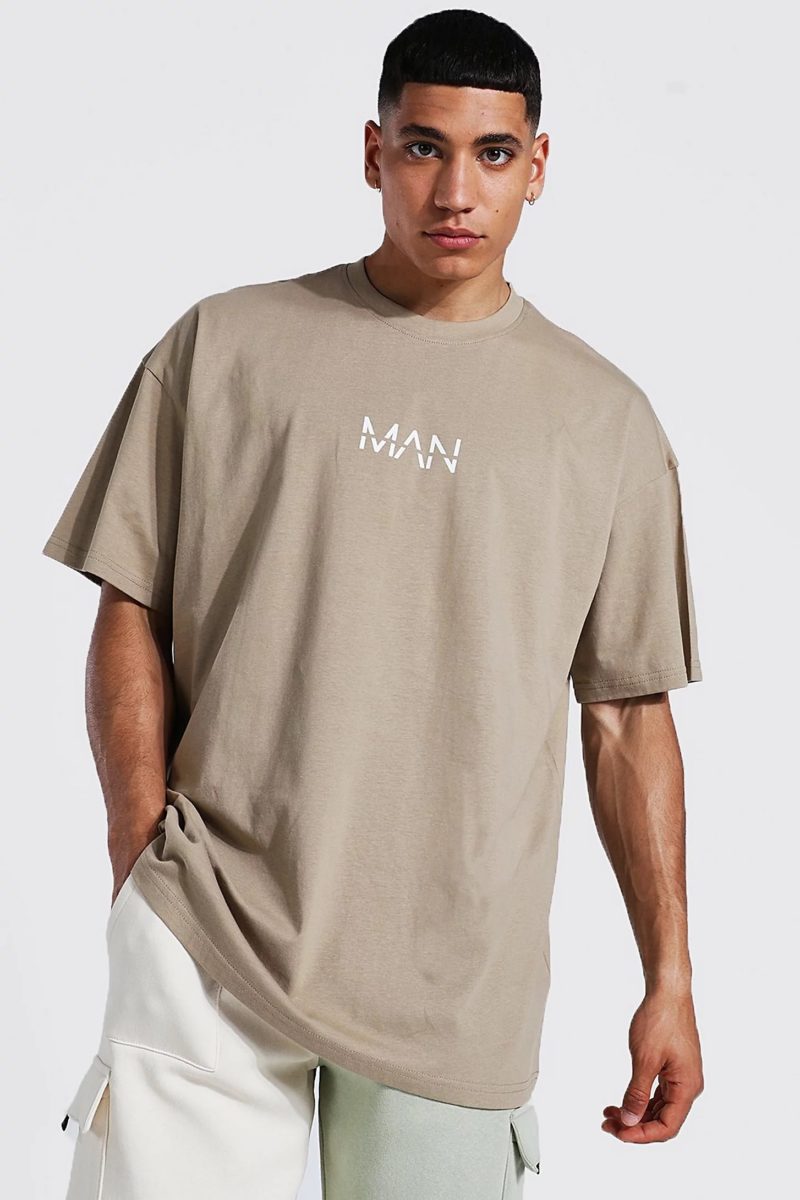 T-shirt oversize man Boohoo