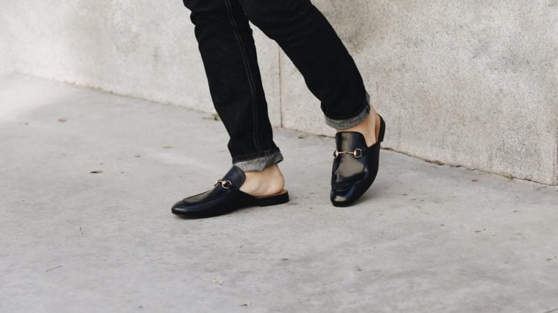 Les meilleures imitations de chaussures de luxe Mocassins Princetown Gucci