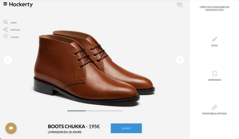 Boots CHulkka personalisables étapes de création