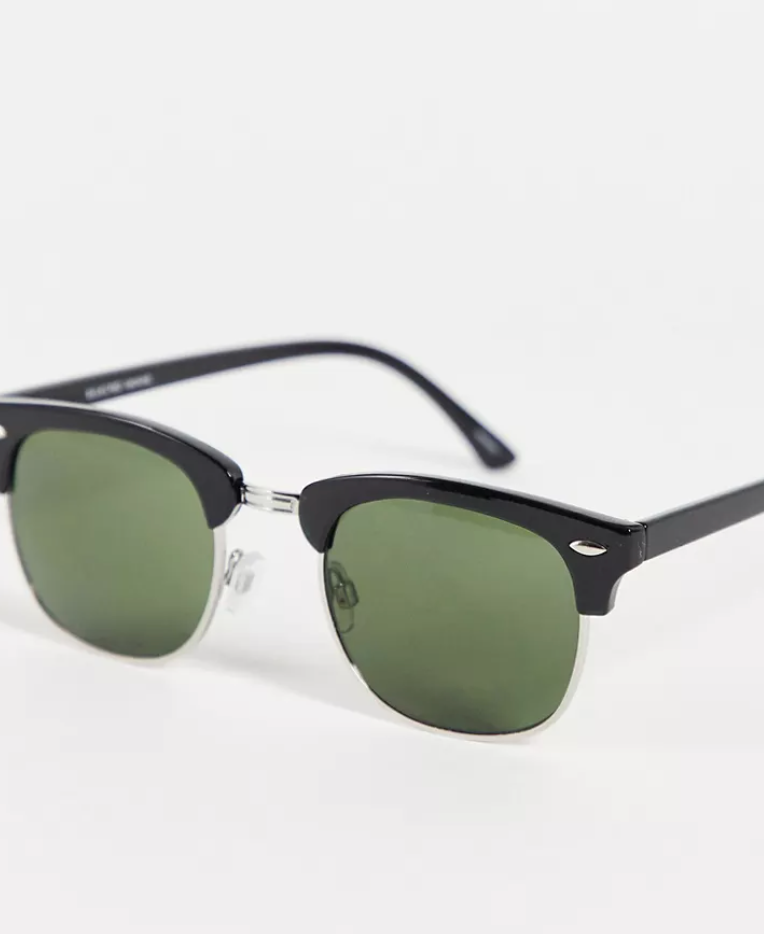 lunettes de soleil noir style rétro 