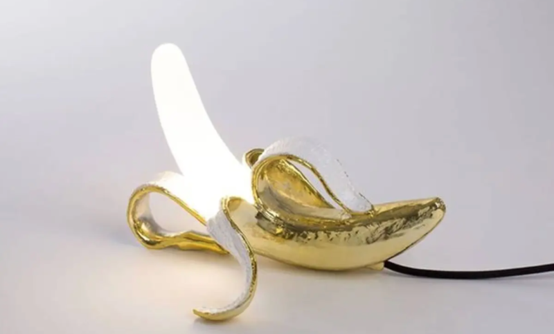 lampe banane objet déco insolite