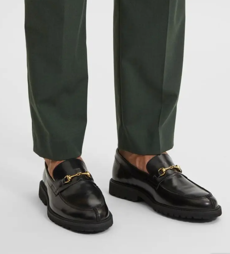 mocassin à mors noir homme