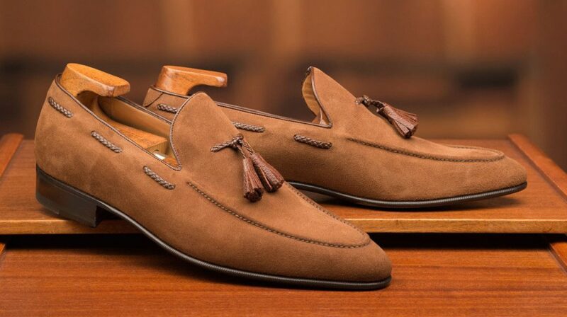 mocassins à pampille origine