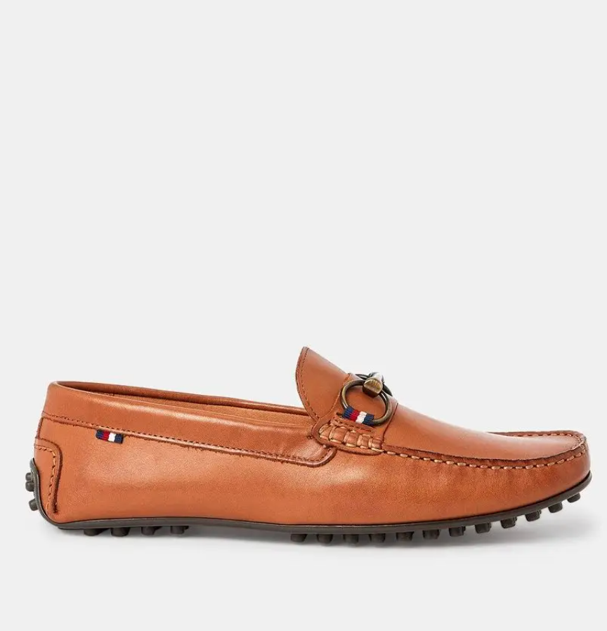 mocassin souple homme marron