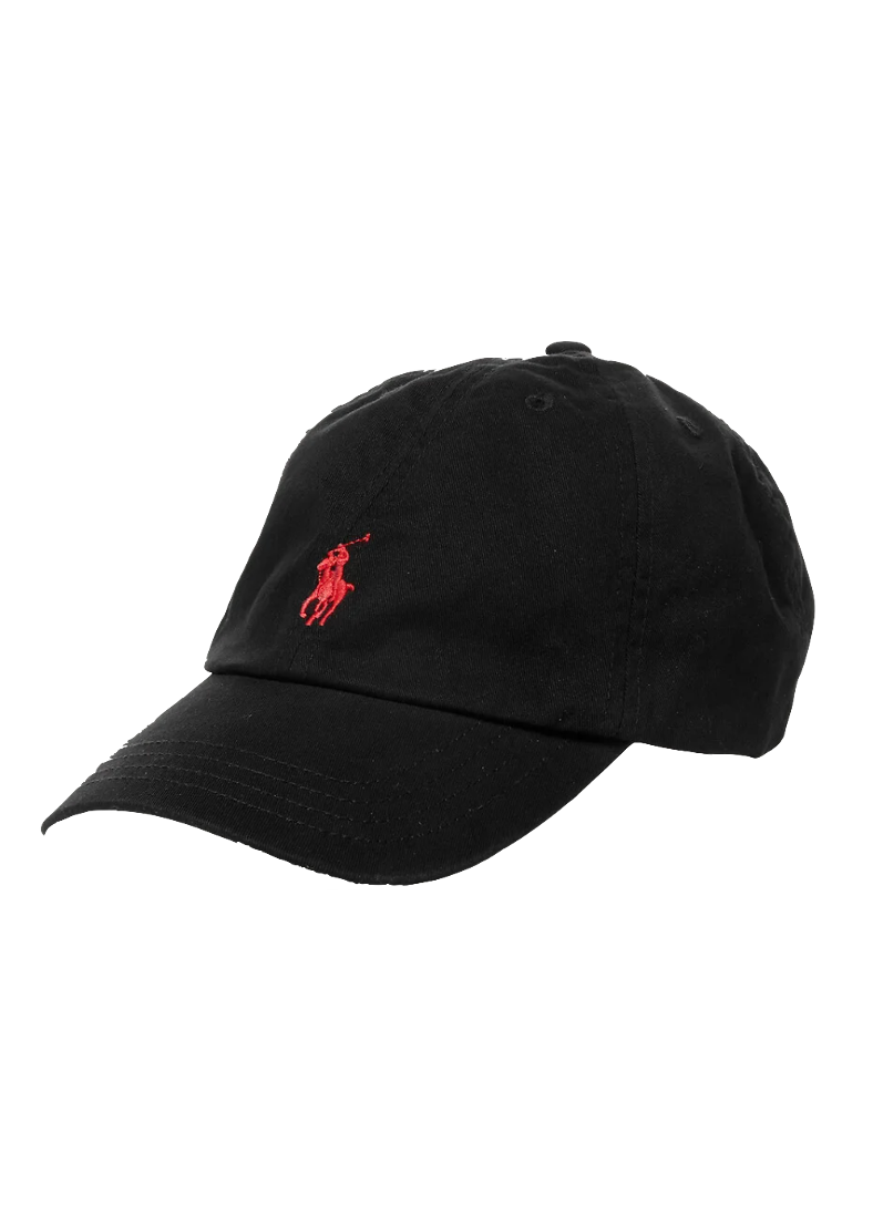 casquette noire et rouge Ralph Lauren look de la semaine