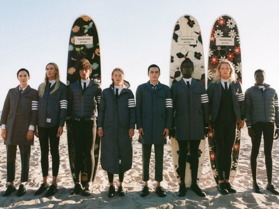 gamme de thom browne tayloring se réinvte