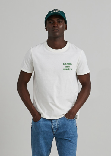 t-shirt blanc pour homme vêtements éthiques faguo