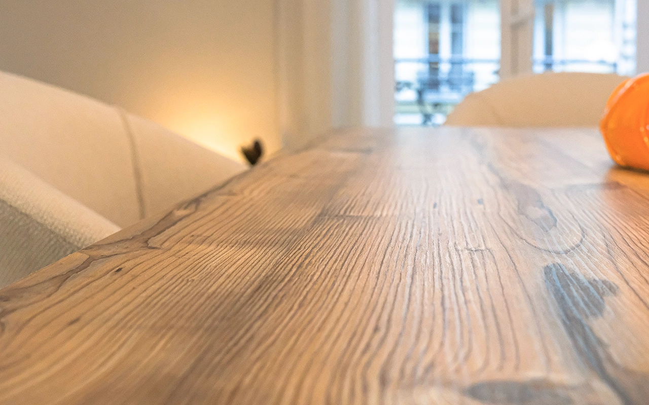 Table bois meuble durable design contemporain