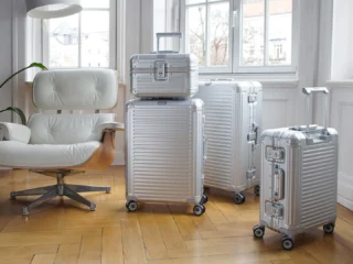 next trolley valise aluminium travelite