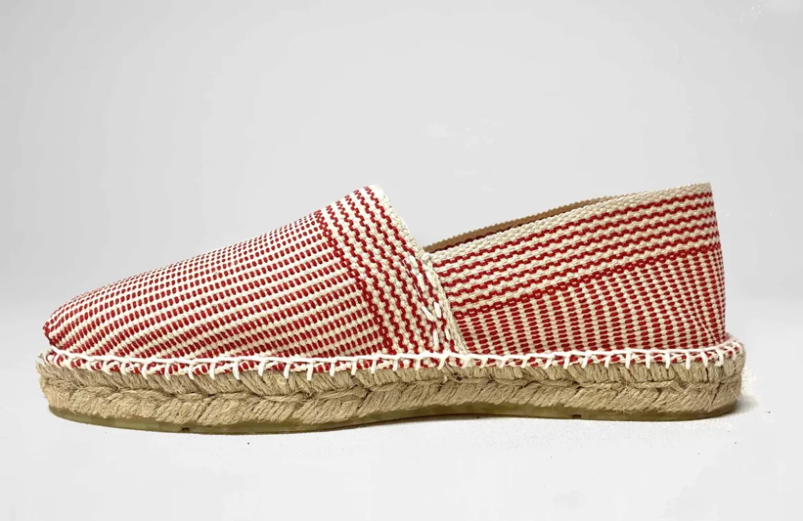 Espadrilles basques made in France à rayure