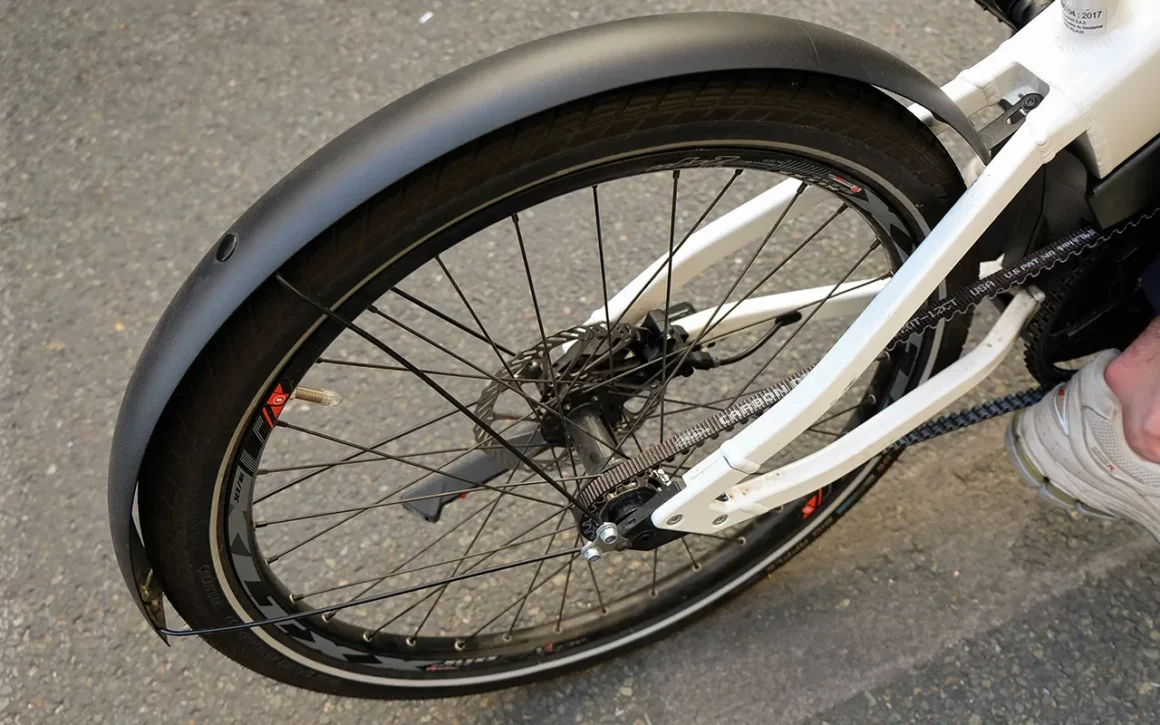pneu ballon garde boue courroie de vélo