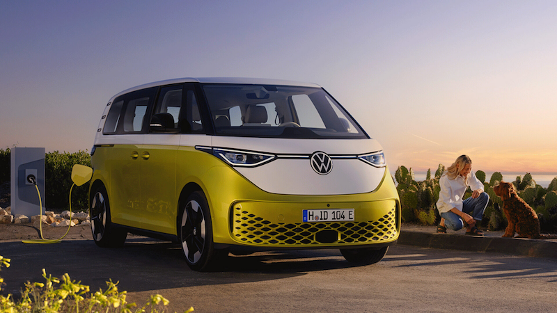 Nouveau Combi Volkswagen design électrique