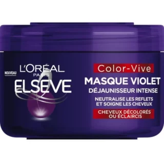 masque violet dejaunisseur cheveux gris