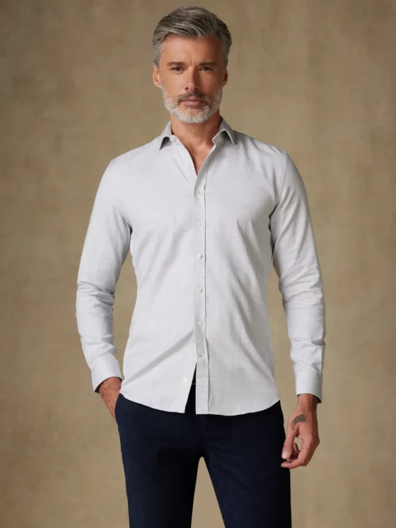 Café Coton chemise flanelle tissu italien