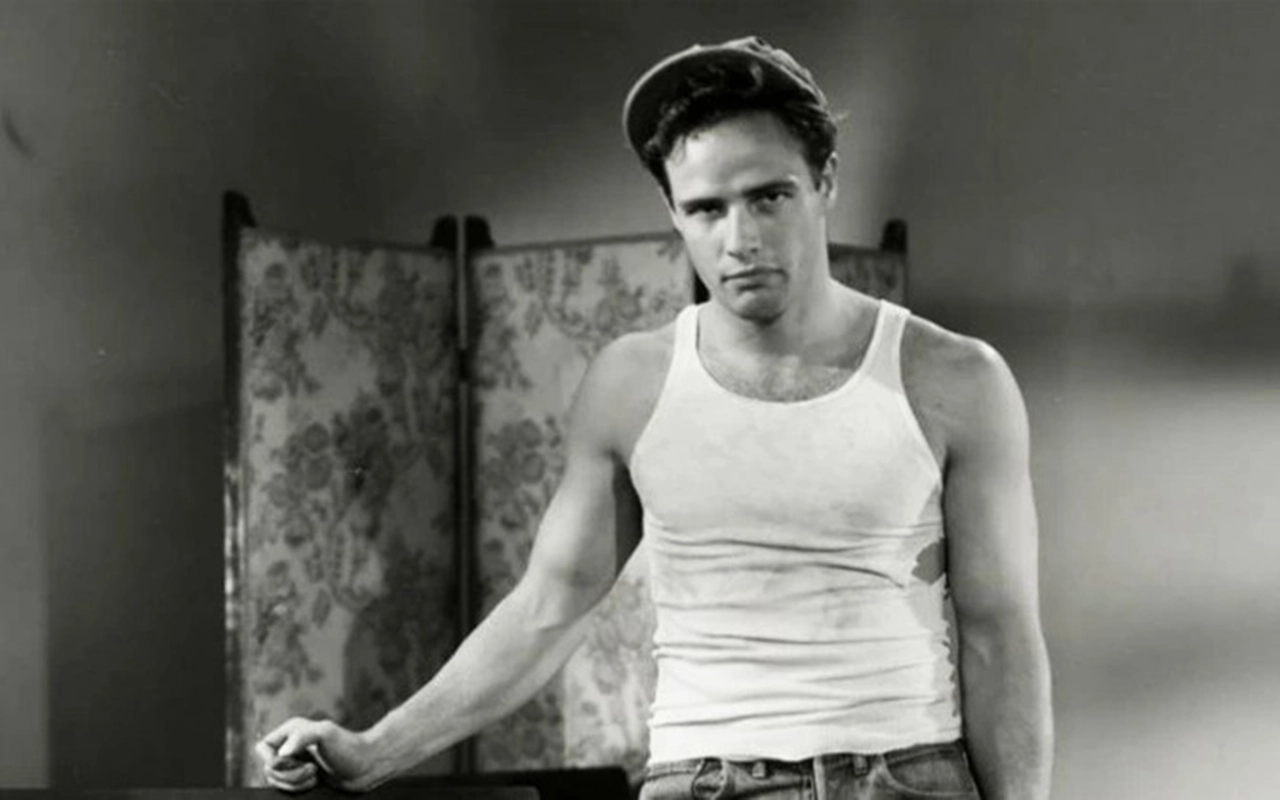 marcel en coton-débardeur Marlon Brando