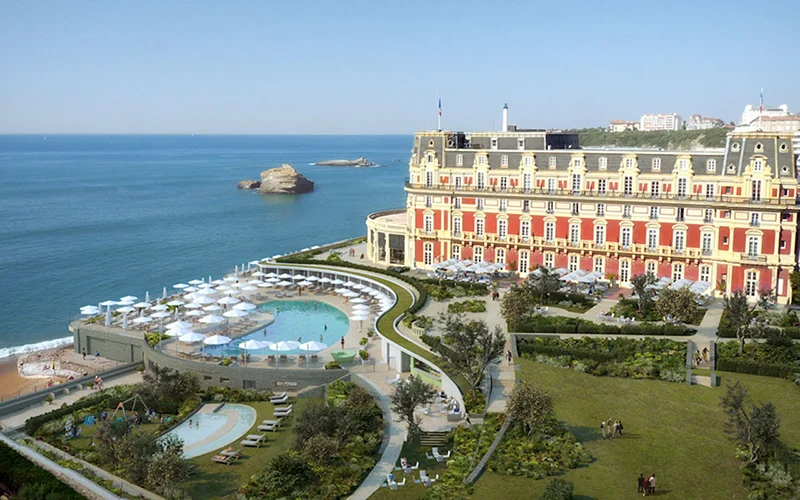 hôtel de luxe français biarritz classement