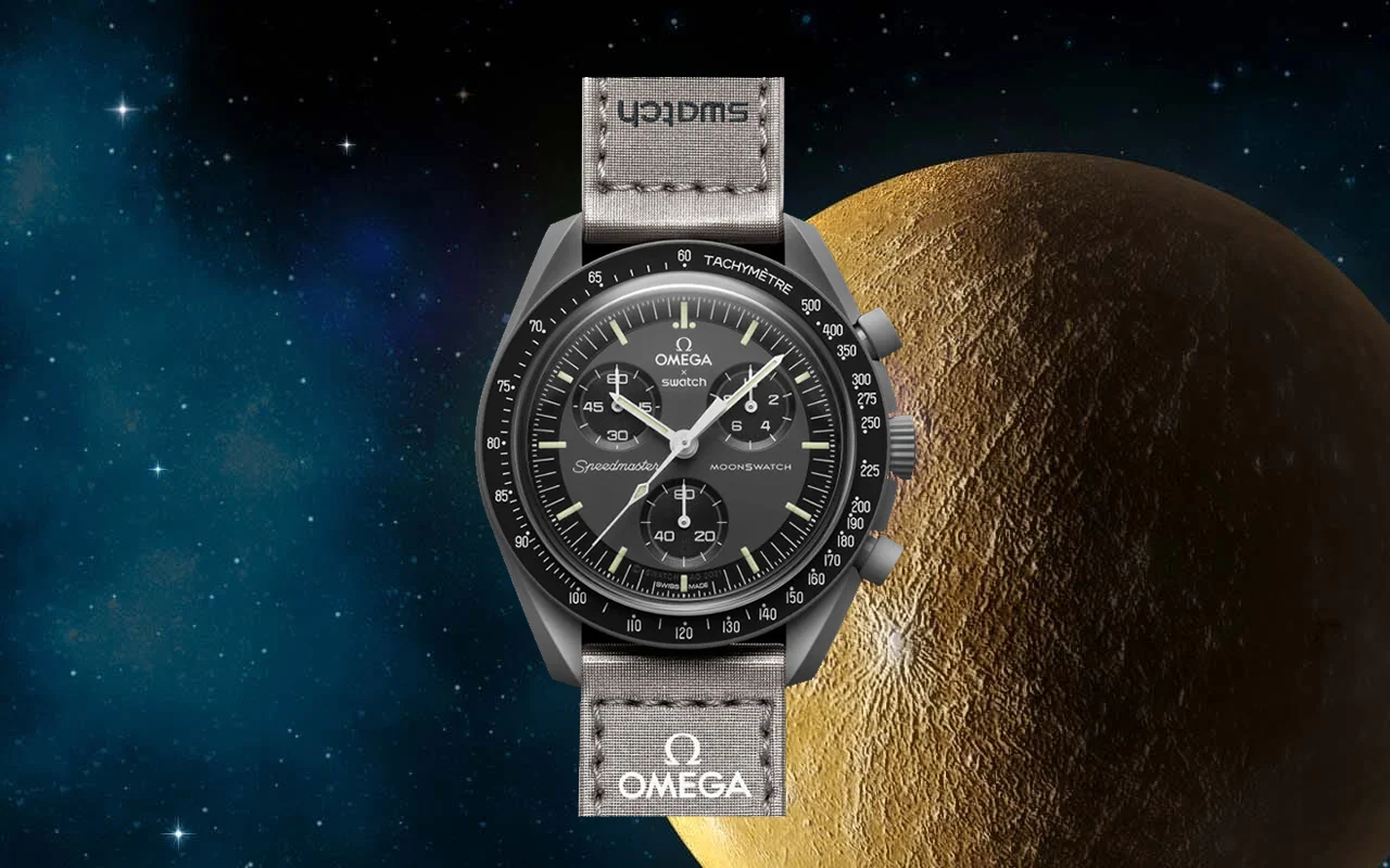 Omega x swatch mercury montre