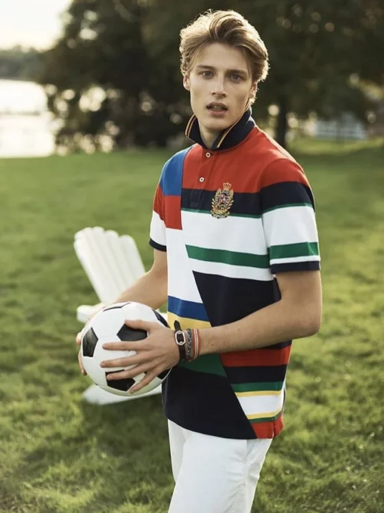 polo style preppy homme