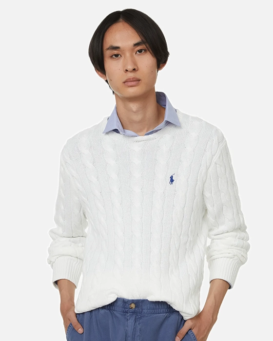 pull maille idée look homme preppy