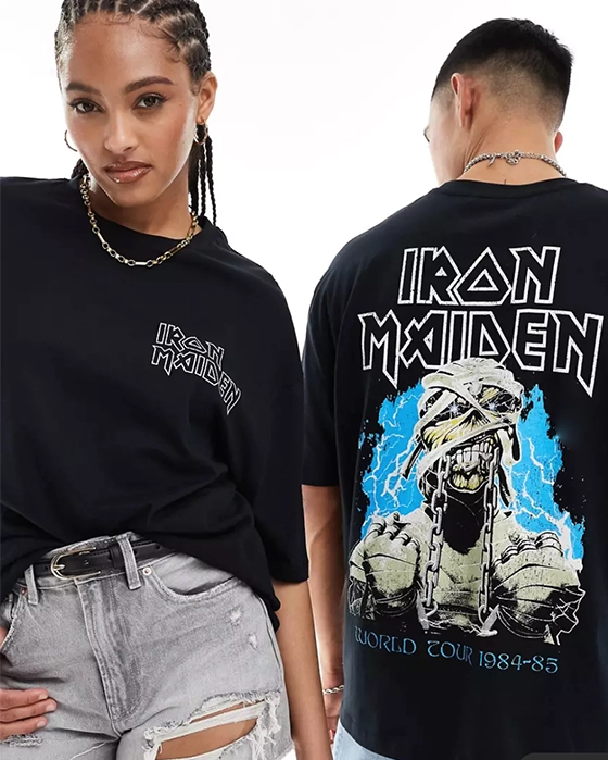 style punk tshirt iron maiden