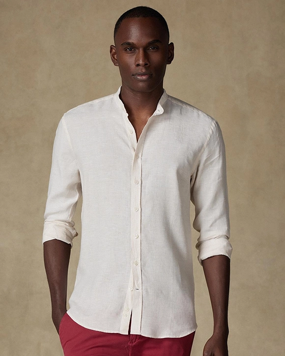 meilleures marques de chemise en lin pour homme café coton