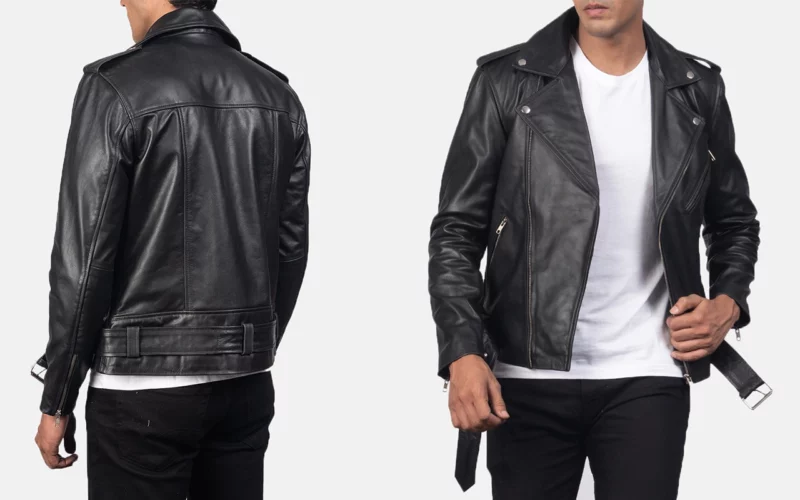 Trouver le veste en cuir biker