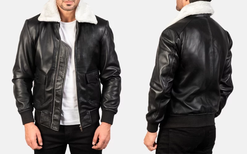 Trouver le veste en cuir bomber