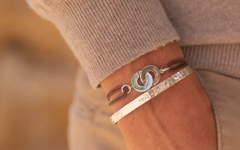 bracelet personnalisé à offrir à un homme