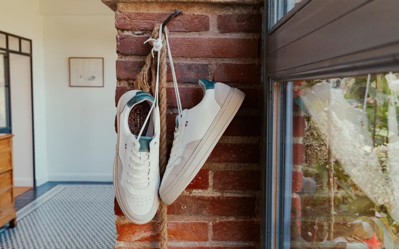 chaussures made in france baskets bi-matières