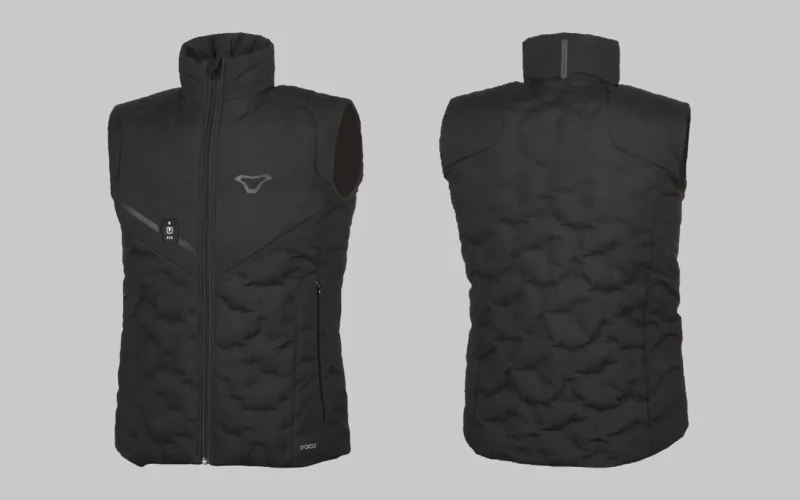 rester au sec moto gilet chauffant