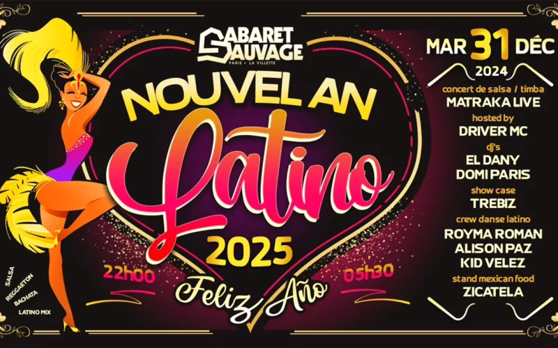 soirée 2025 pour le nouvel an