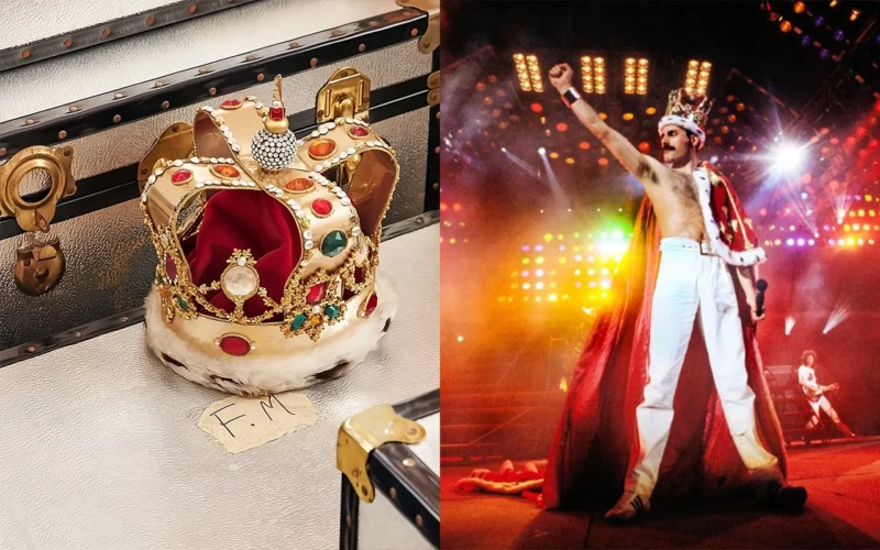 le style de Freddie Mercury couronne