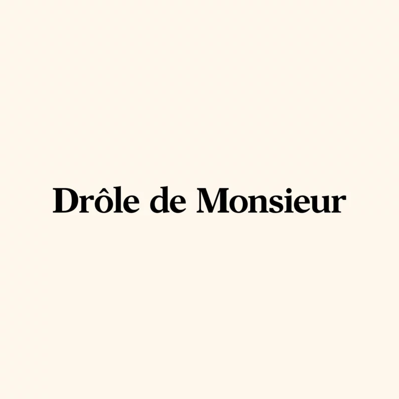 logo drôle de monsieur