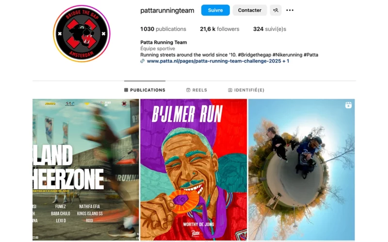 avis sur Patta instagram