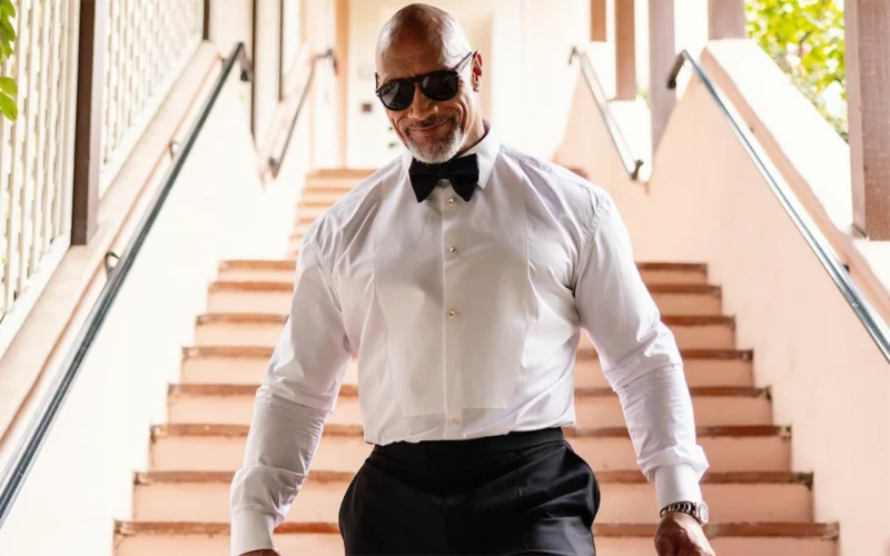 style de Dwayne Johnson chemise