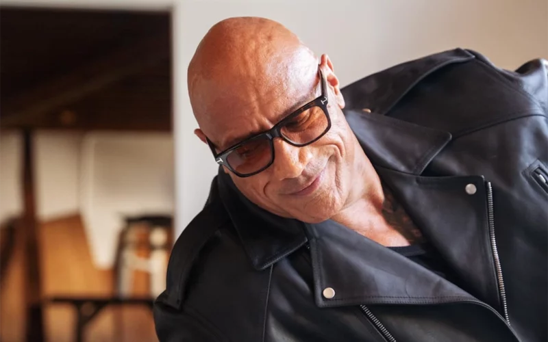 style de Dwayne Johnson lunettes de soleil