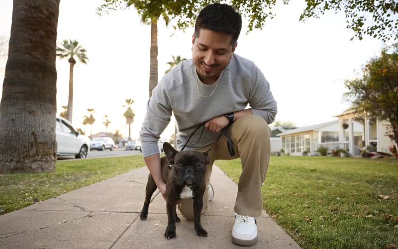 Priorities nouvelle campagne Dockers avec chien