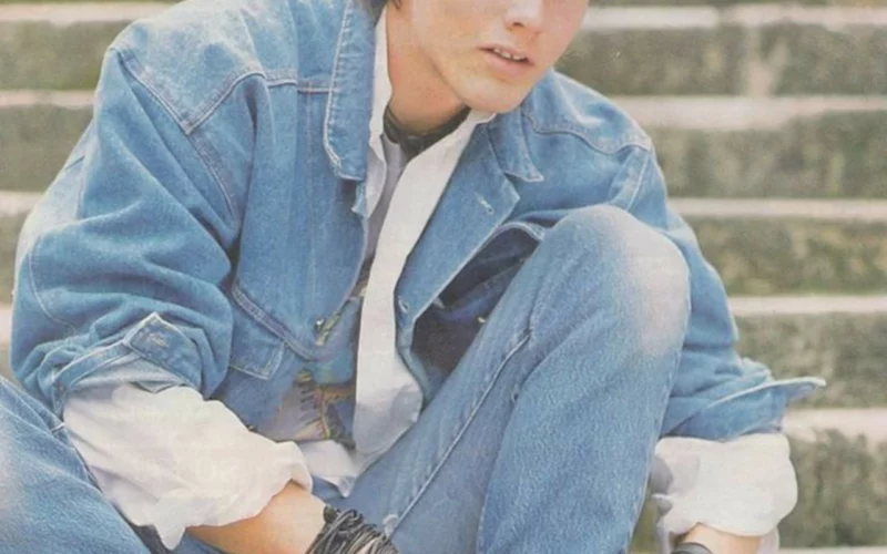 adopter le style des années 80 veste en jean