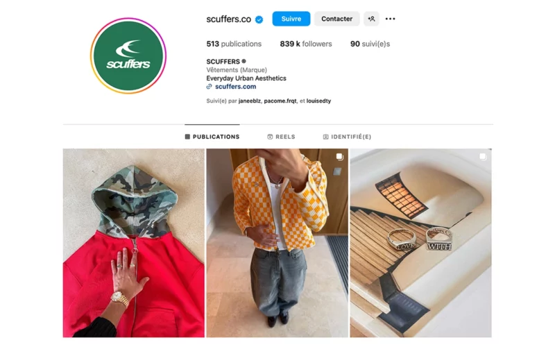 avis sur scuffers instagram