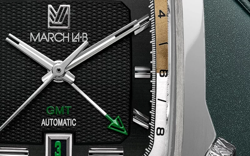 montre AM2 SLIM GMT AUTOMATIQUE Empire de March LA.B cadran