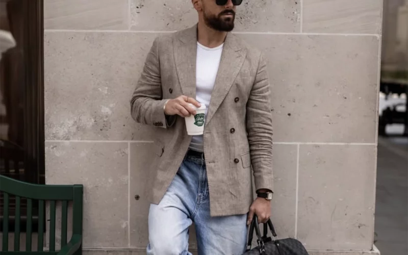 porter le blazer à épaulettes selon sa morphologie boutons